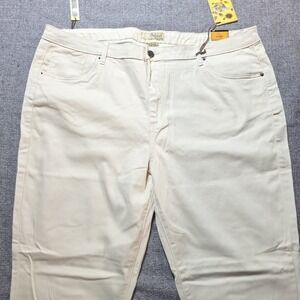 Hybrid Company Jeans‎ Womens Skinny 24 Ivory Pants